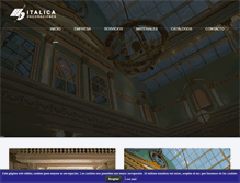 Tablet Screenshot of italicadecoraciones.com